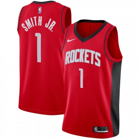 NBA Mænd Trøje Houston Rockets Jabari Smith JR 1 2022-23 Nike Icon Edition Rød Swingman